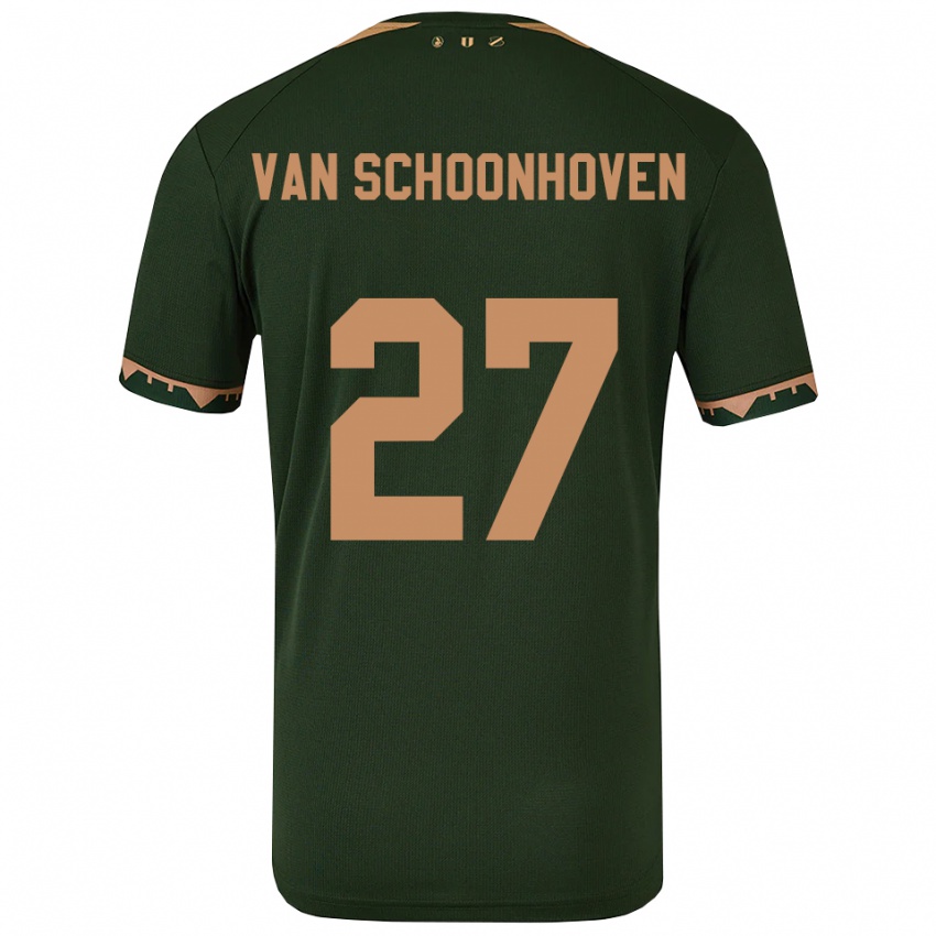 ילדים נוריה ואן זחונהובן #27 ירוק זהב הרחק ג'רזי 2025/26 חולצה קצרה