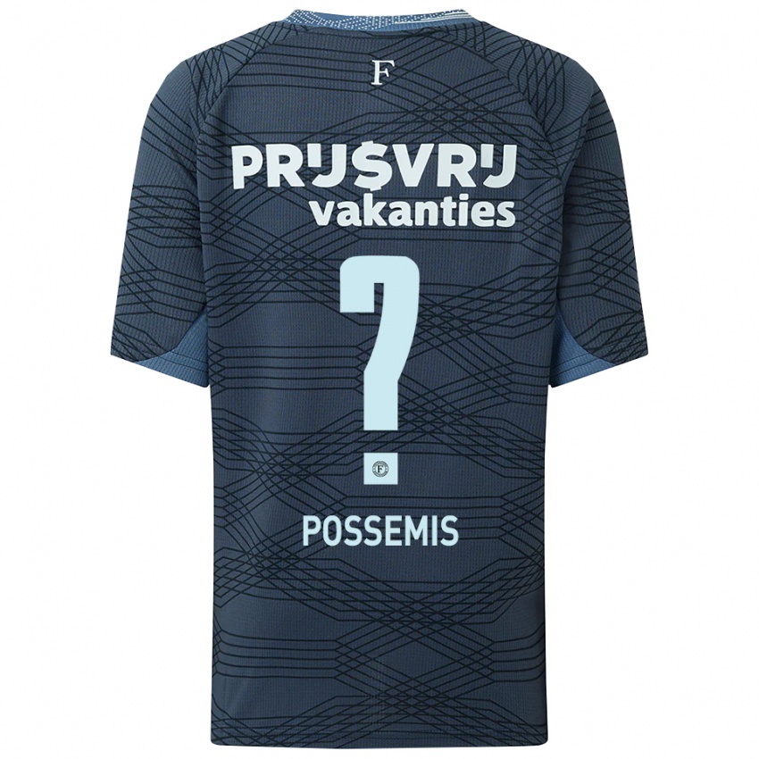 ילדים Kick Possemis #0 שחור אפור הרחק ג'רזי 2025/26 חולצה קצרה