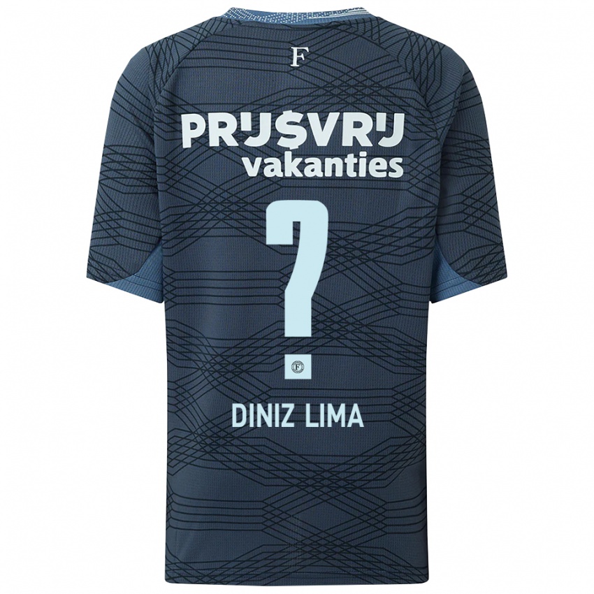 ילדים Lucas Diniz Lima #0 שחור אפור הרחק ג'רזי 2025/26 חולצה קצרה