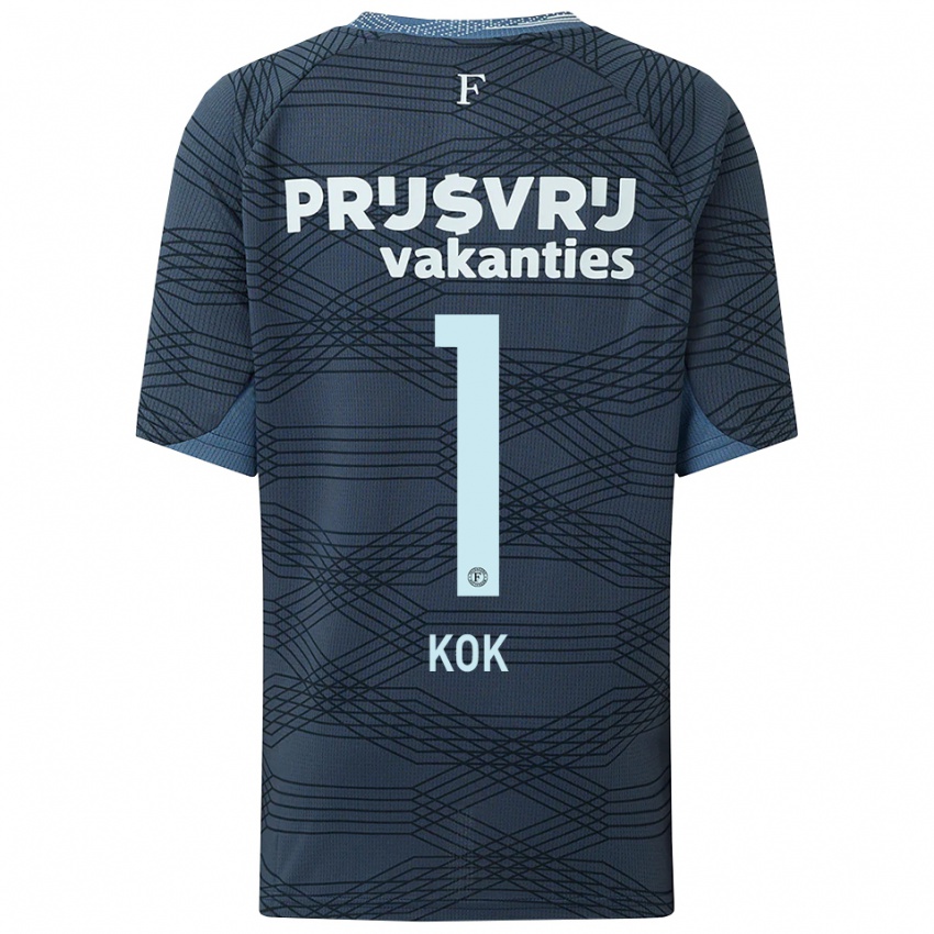 ילדים Stefan Kok #1 שחור אפור הרחק ג'רזי 2025/26 חולצה קצרה