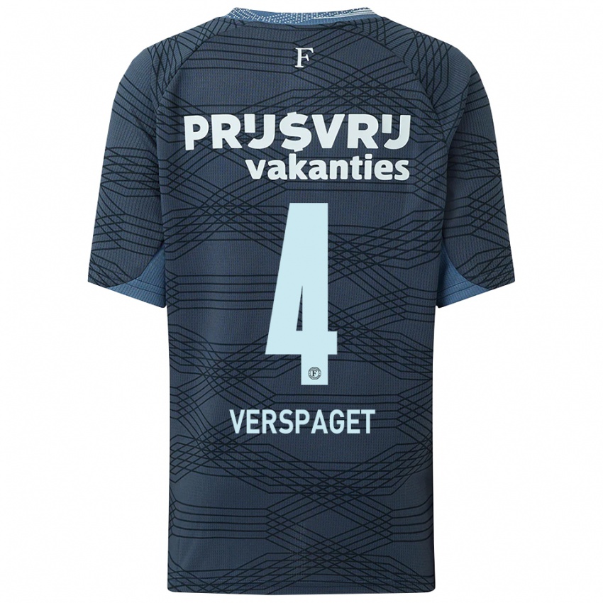 ילדים אמבר ורספאחט #4 שחור אפור הרחק ג'רזי 2025/26 חולצה קצרה