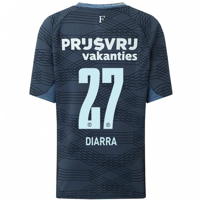 ילדים גאואוסו דיארה #27 שחור אפור הרחק ג'רזי 2025/26 חולצה קצרה