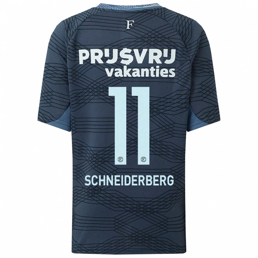 ילדים יולי שניידרברג #11 שחור אפור הרחק ג'רזי 2025/26 חולצה קצרה