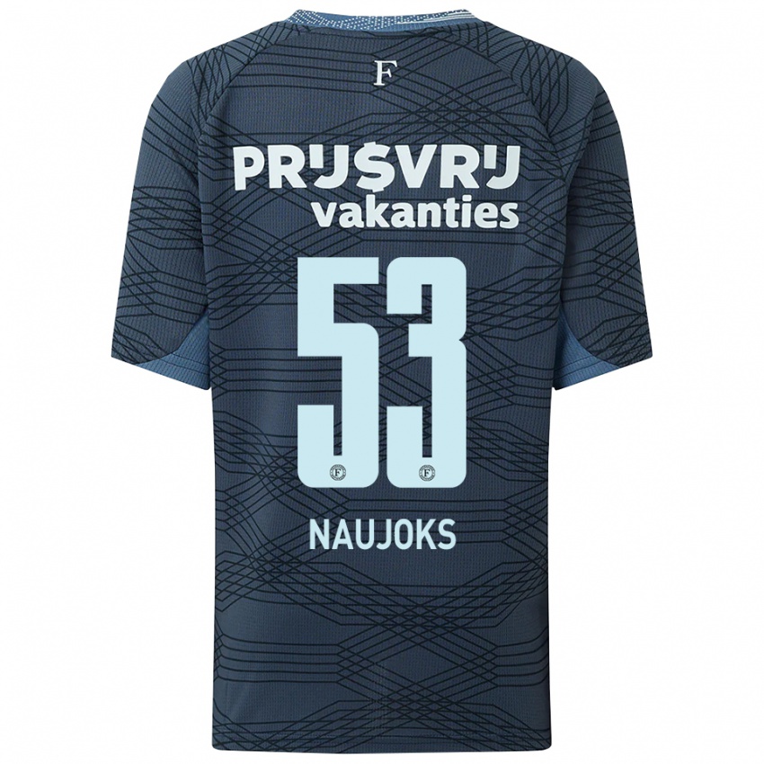 ילדים נואה נאויוקס #53 שחור אפור הרחק ג'רזי 2025/26 חולצה קצרה