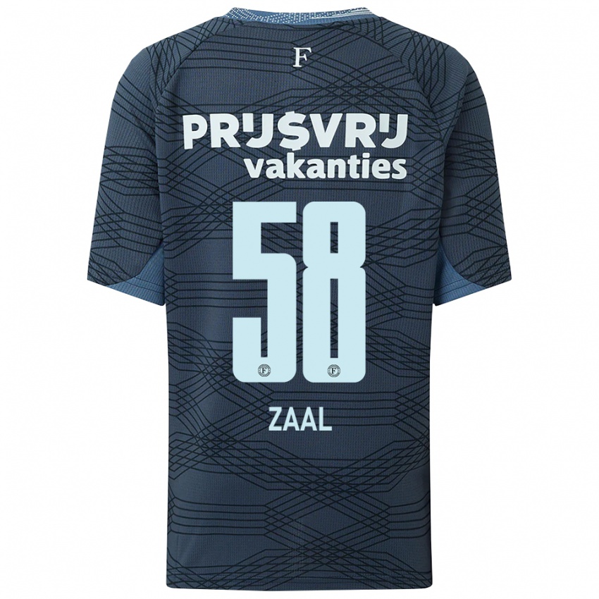 ילדים טימו זאל #58 שחור אפור הרחק ג'רזי 2025/26 חולצה קצרה