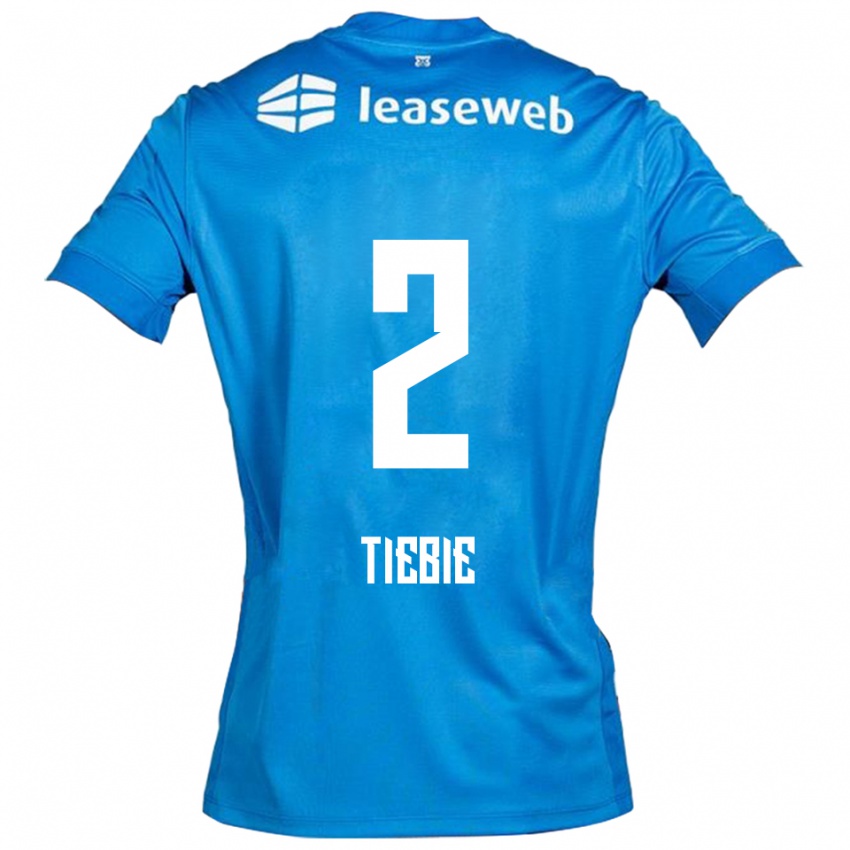 ילדים Job Tiebie #2 כחול לבן הרחק ג'רזי 2025/26 חולצה קצרה