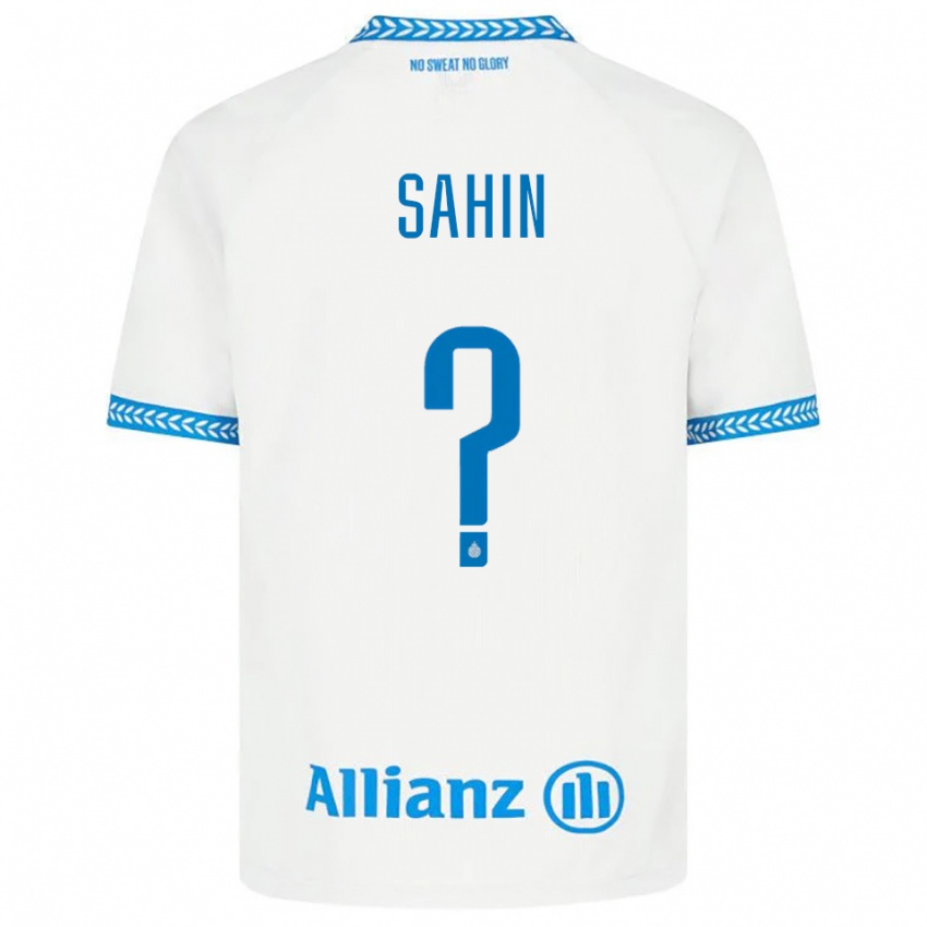 ילדים אילהאן שאהין #0 כחול לבן הרחק ג'רזי 2025/26 חולצה קצרה