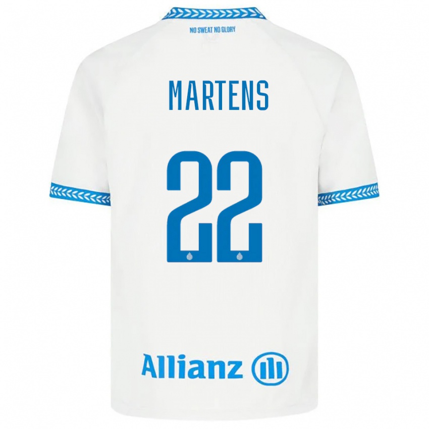 ילדים Quinze Martens #22 כחול לבן הרחק ג'רזי 2025/26 חולצה קצרה