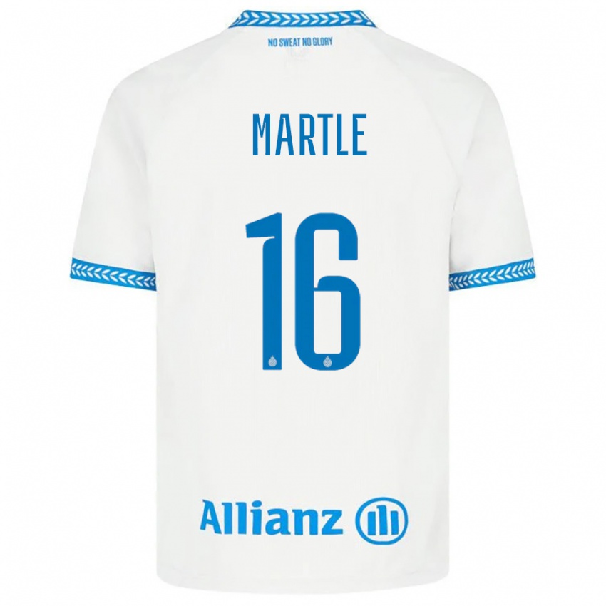 ילדים מרגו מרטלה #16 כחול לבן הרחק ג'רזי 2025/26 חולצה קצרה