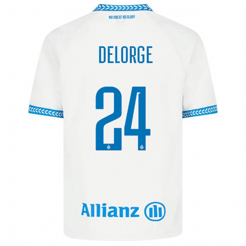 ילדים לוקס דלורג׳ קניפר #24 כחול לבן הרחק ג'רזי 2025/26 חולצה קצרה