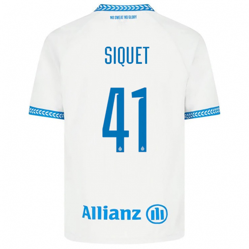 ילדים הוגו סיקה #41 כחול לבן הרחק ג'רזי 2025/26 חולצה קצרה