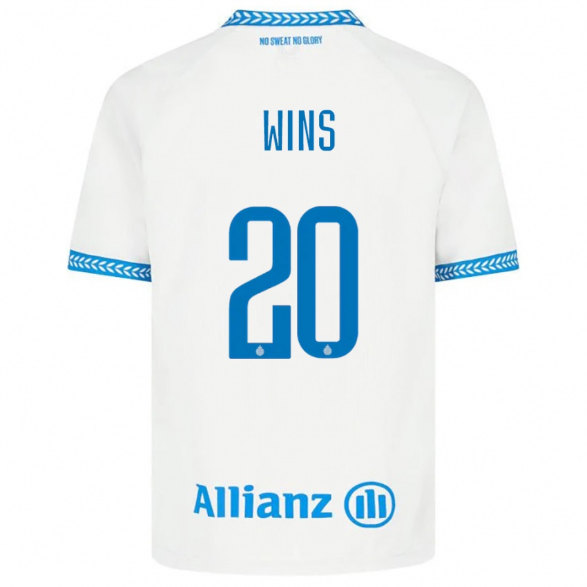 ילדים Axl Wins #20 כחול לבן הרחק ג'רזי 2025/26 חולצה קצרה