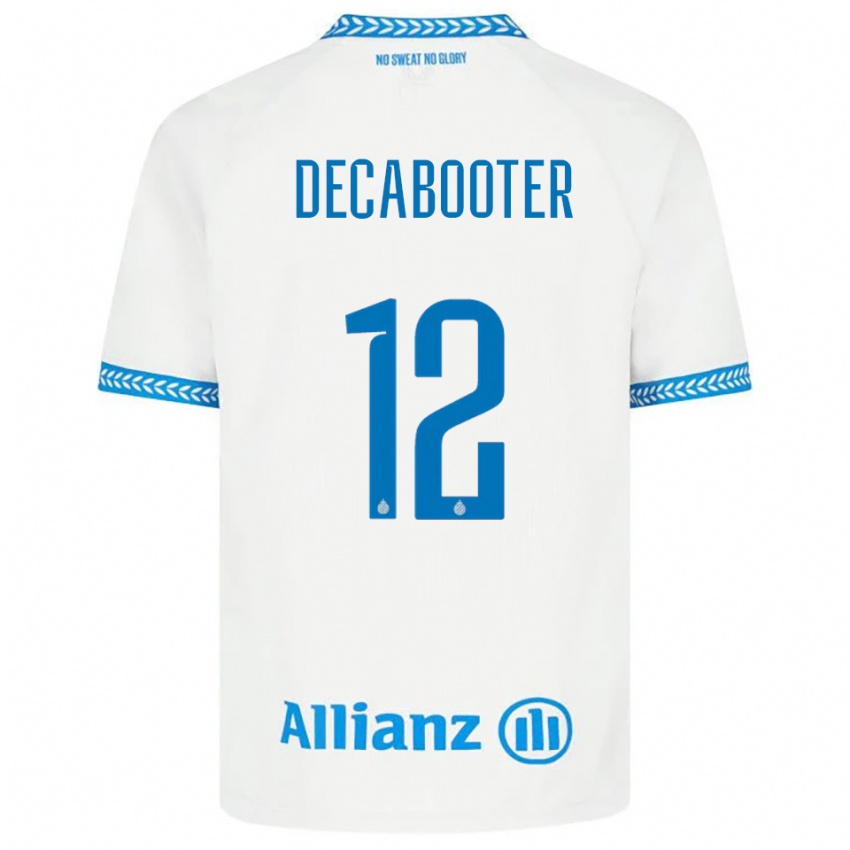 ילדים מרית דקאבוטר #12 כחול לבן הרחק ג'רזי 2025/26 חולצה קצרה