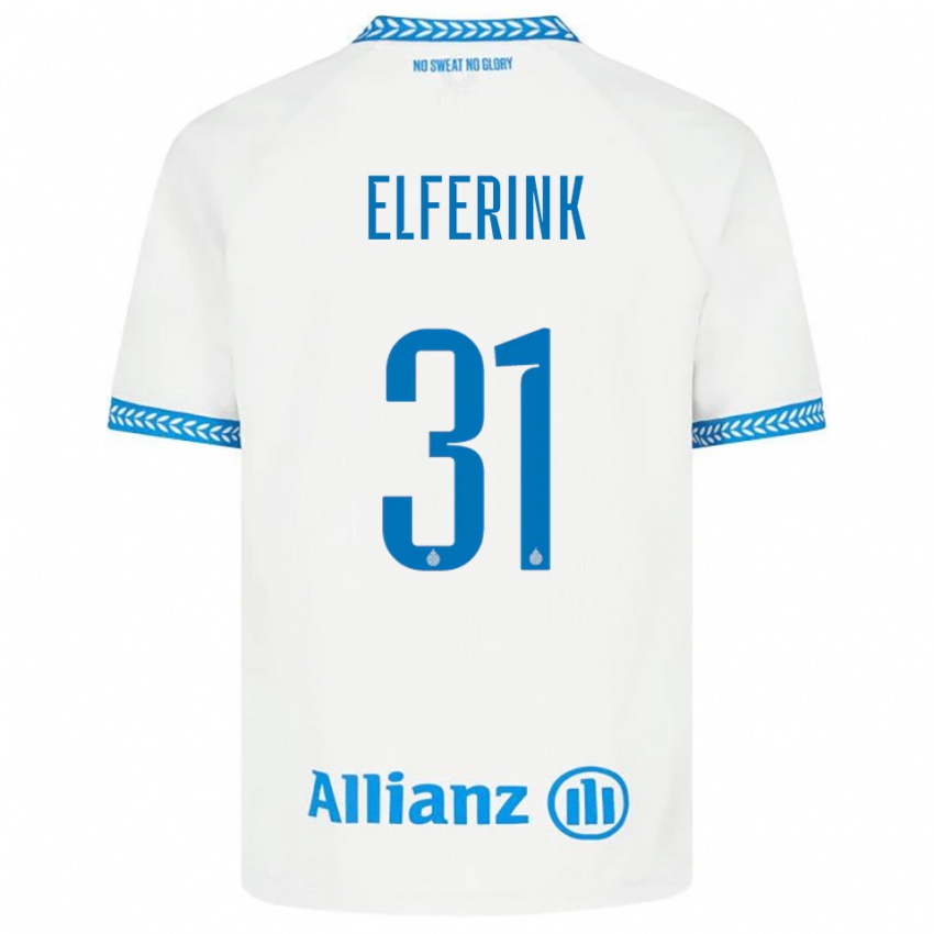 ילדים מארי אלפרינק #31 כחול לבן הרחק ג'רזי 2025/26 חולצה קצרה