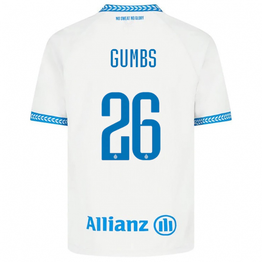 ילדים אייס גאמבס #26 כחול לבן הרחק ג'רזי 2025/26 חולצה קצרה