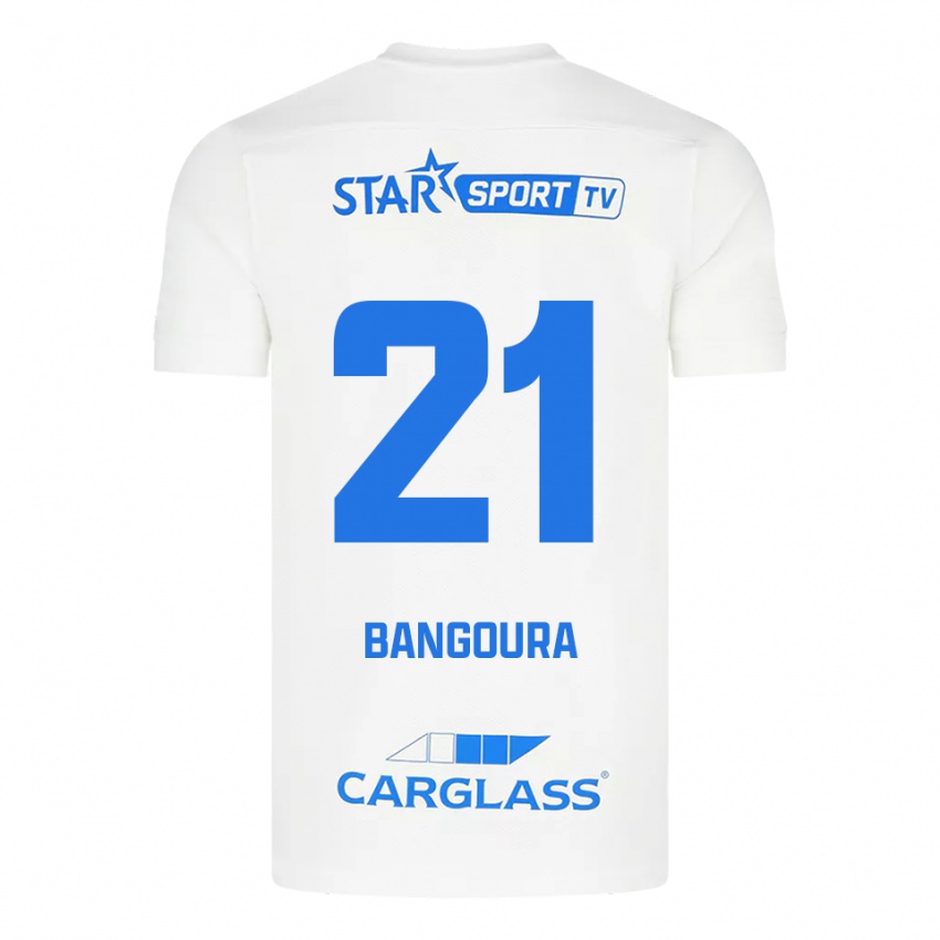 ילדים איברהימה סורי בנגורה #21 לבן כחול הרחק ג'רזי 2025/26 חולצה קצרה