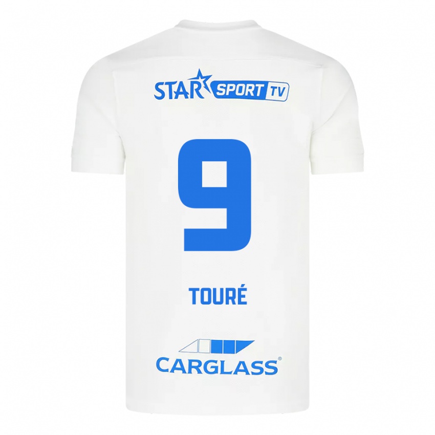 ילדים סיידו נורו טורה #9 לבן כחול הרחק ג'רזי 2025/26 חולצה קצרה