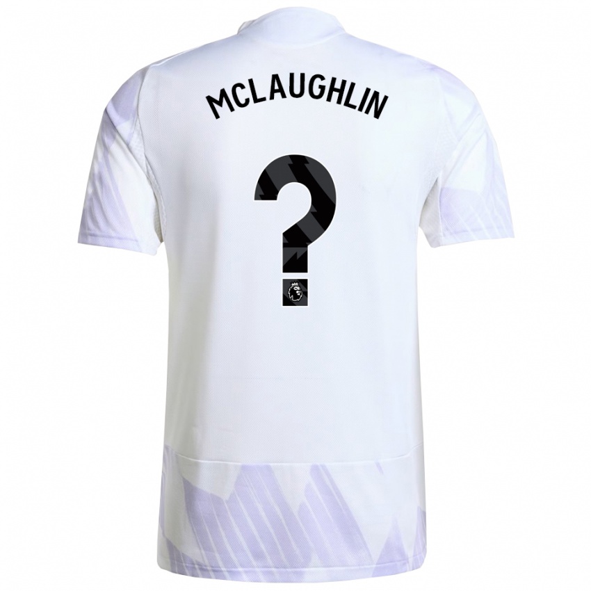 ילדים Harlem Mclaughlin #0 לבן סגול סגול הרחק ג'רזי 2025/26 חולצה קצרה