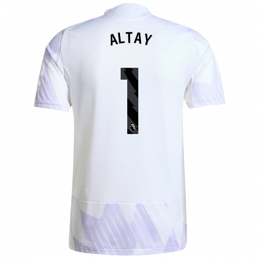 ילדים אלטאי ביינדיר #1 לבן סגול סגול הרחק ג'רזי 2025/26 חולצה קצרה