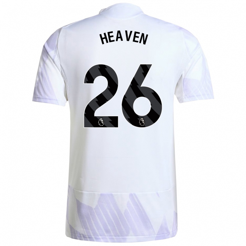 ילדים איידן גן עדן #26 לבן סגול סגול הרחק ג'רזי 2025/26 חולצה קצרה