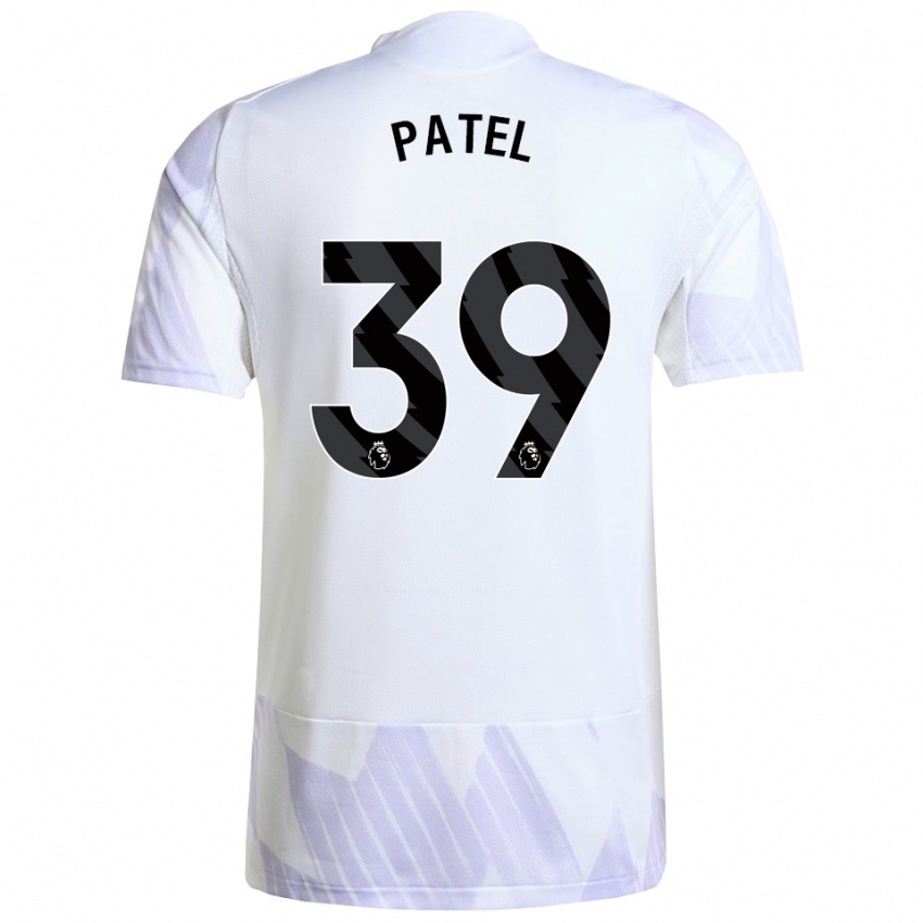 ילדים סאפיה מידלטון-פאטל #39 לבן סגול סגול הרחק ג'רזי 2025/26 חולצה קצרה