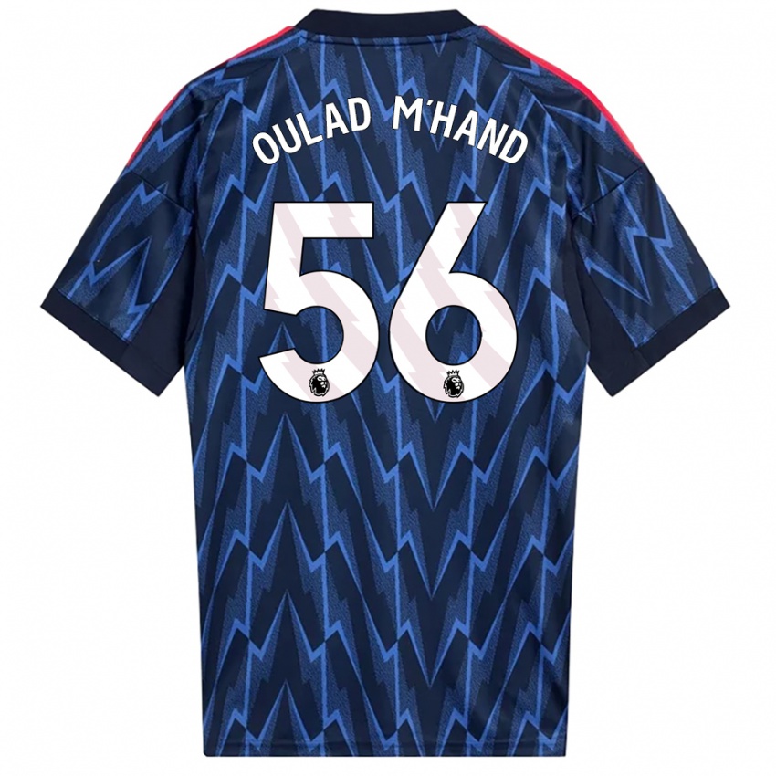 ילדים Salah-Eddine Oulad M'hand #56 נייבי אדום הרחק ג'רזי 2025/26 חולצה קצרה