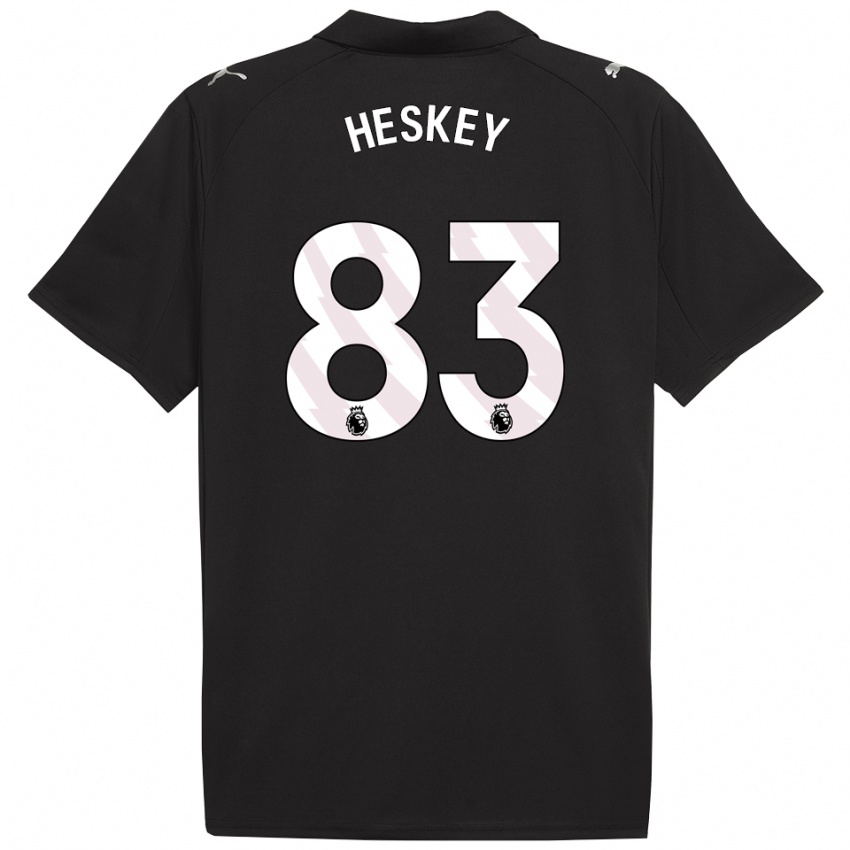 ילדים רייגן האסקי #83 שחור לבן הרחק ג'רזי 2025/26 חולצה קצרה