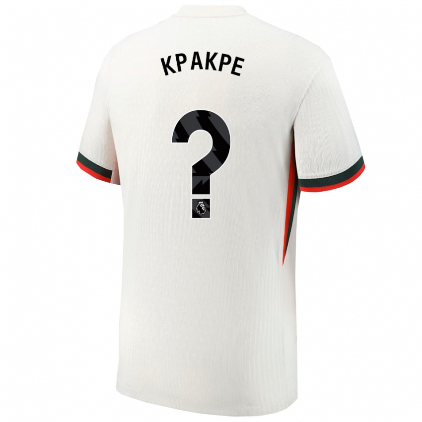 ילדים אלכס קפקפה #0 לבן ירוק הרחק ג'רזי 2025/26 חולצה קצרה