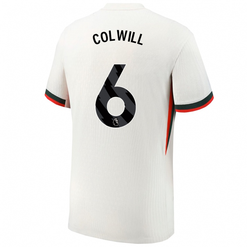 ילדים ליוואי קולוויל #6 לבן ירוק הרחק ג'רזי 2025/26 חולצה קצרה