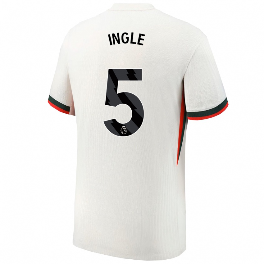 ילדים סופי אינגל #5 לבן ירוק הרחק ג'רזי 2025/26 חולצה קצרה