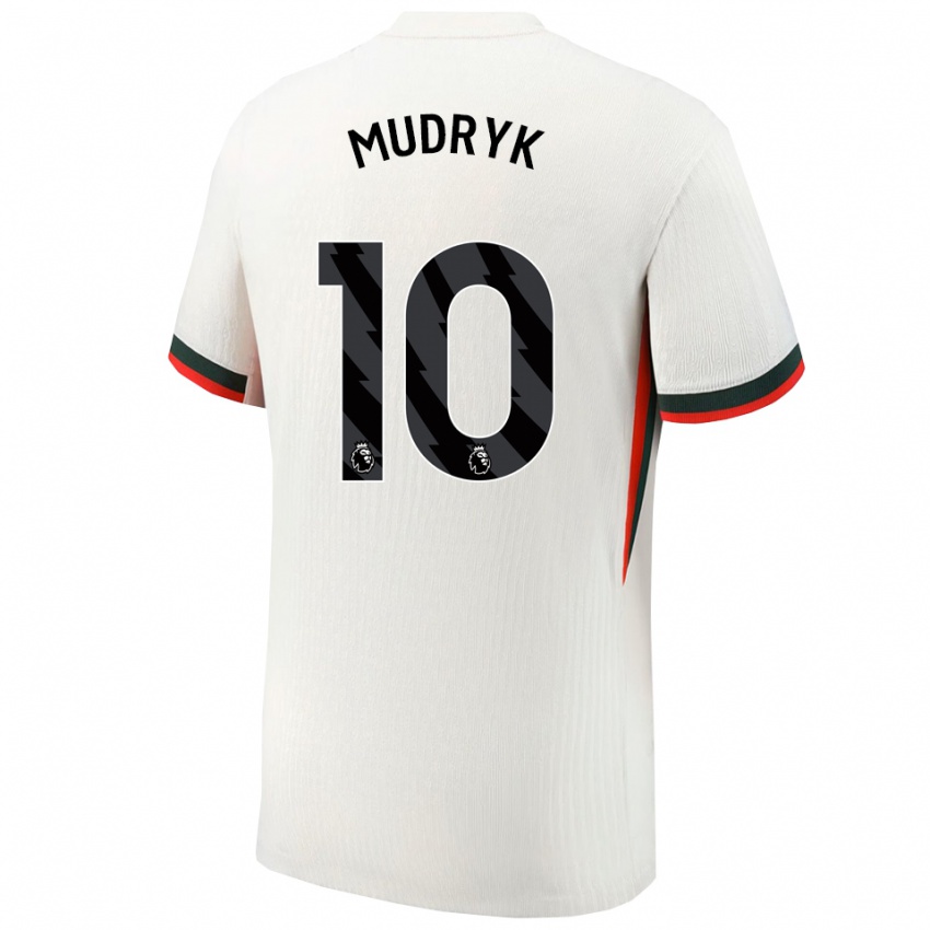 ילדים מיכאילו מודריק #10 לבן ירוק הרחק ג'רזי 2025/26 חולצה קצרה