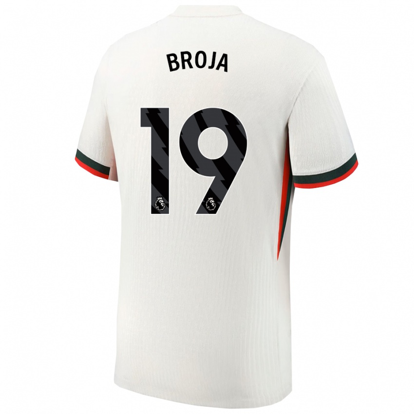 ילדים ארמנדו ברויה #19 לבן ירוק הרחק ג'רזי 2025/26 חולצה קצרה