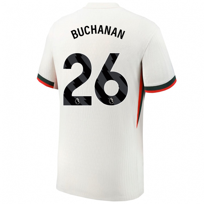 ילדים קדיישה ביוקנן #26 לבן ירוק הרחק ג'רזי 2025/26 חולצה קצרה