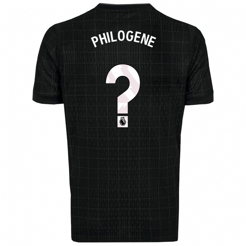 ילדים Blake Philogene #0 שחור אפור הרחק ג'רזי 2025/26 חולצה קצרה