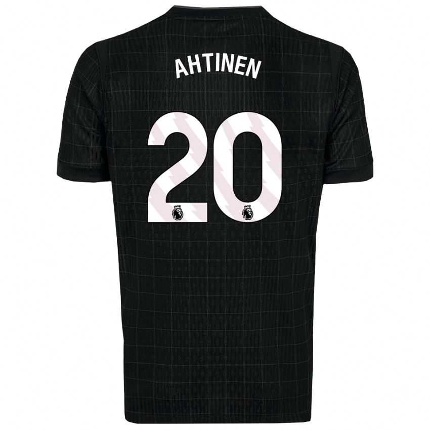 ילדים אולגה אהטינן #20 שחור אפור הרחק ג'רזי 2025/26 חולצה קצרה