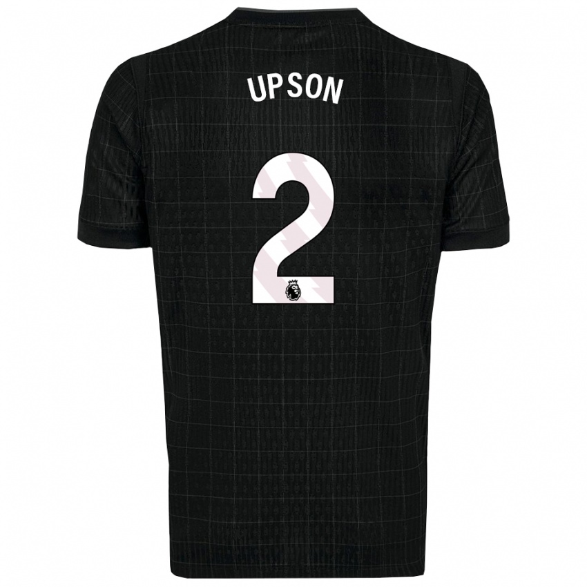 ילדים אלייז׳ה אפסון #2 שחור אפור הרחק ג'רזי 2025/26 חולצה קצרה