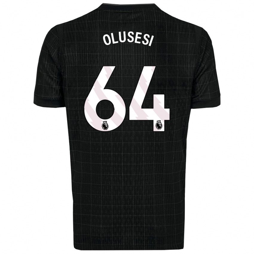 ילדים קאלום לטיף אולוסי #64 שחור אפור הרחק ג'רזי 2025/26 חולצה קצרה