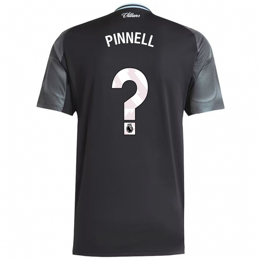 ילדים Harry Pinnell #0 שחור תכלת הרחק ג'רזי 2025/26 חולצה קצרה