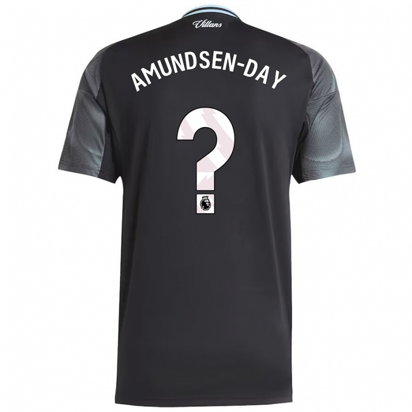 ילדים אית׳ן אמונדסן-דיי #0 שחור תכלת הרחק ג'רזי 2025/26 חולצה קצרה