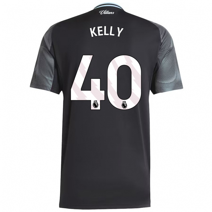 ילדים סופיה גבריאל קלי #40 שחור תכלת הרחק ג'רזי 2025/26 חולצה קצרה