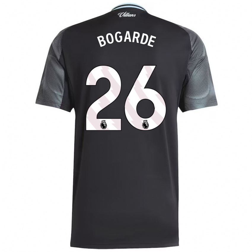 ילדים למארה בוחארדה #26 שחור תכלת הרחק ג'רזי 2025/26 חולצה קצרה