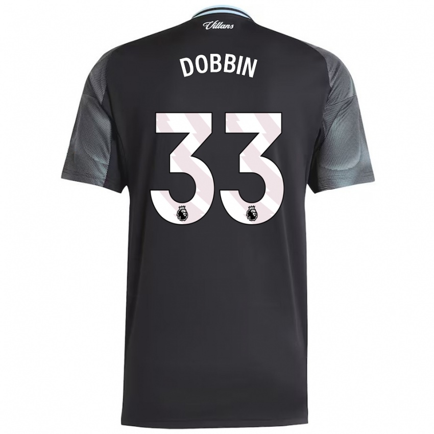 ילדים לואיס דובין #33 שחור תכלת הרחק ג'רזי 2025/26 חולצה קצרה