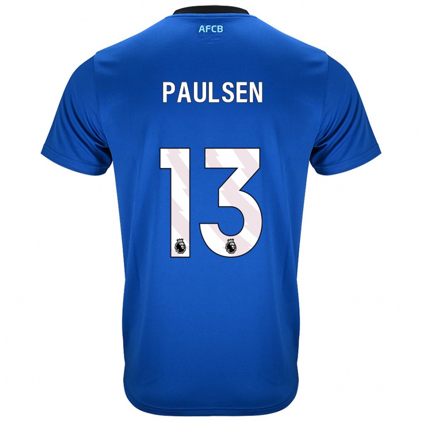 ילדים אלכס פאולסן #13 כחול שחור הרחק ג'רזי 2025/26 חולצה קצרה
