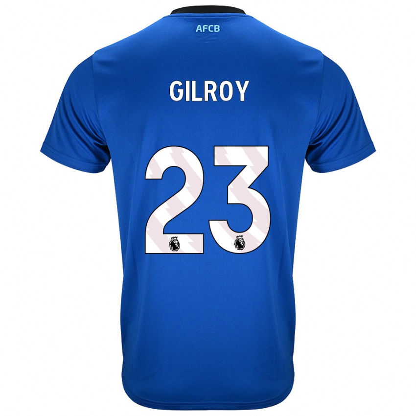 ילדים Chloe Gilroy #23 כחול שחור הרחק ג'רזי 2025/26 חולצה קצרה