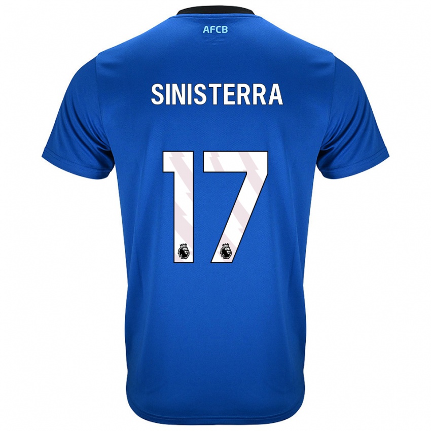 ילדים לואיס סיניסטרה #17 כחול שחור הרחק ג'רזי 2025/26 חולצה קצרה
