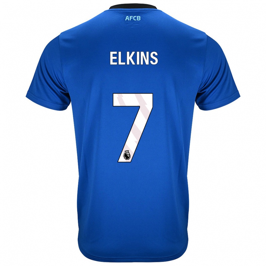 ילדים Elle Elkins #7 כחול שחור הרחק ג'רזי 2025/26 חולצה קצרה