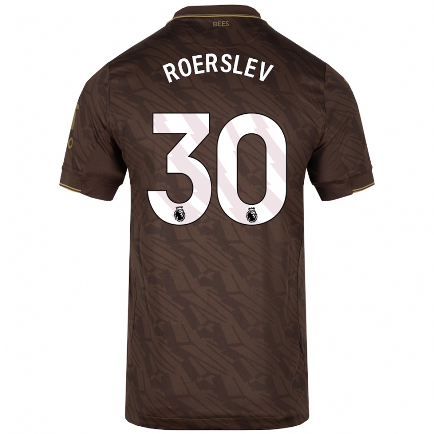 ילדים מאדס רוארסלב #30 חום זהב הרחק ג'רזי 2025/26 חולצה קצרה