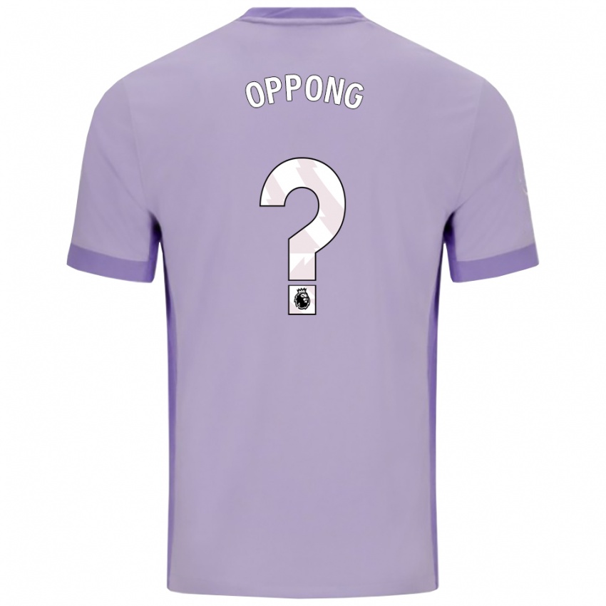 ילדים Raffaele Oppong #0 טארו סגול לבן הרחק ג'רזי 2025/26 חולצה קצרה