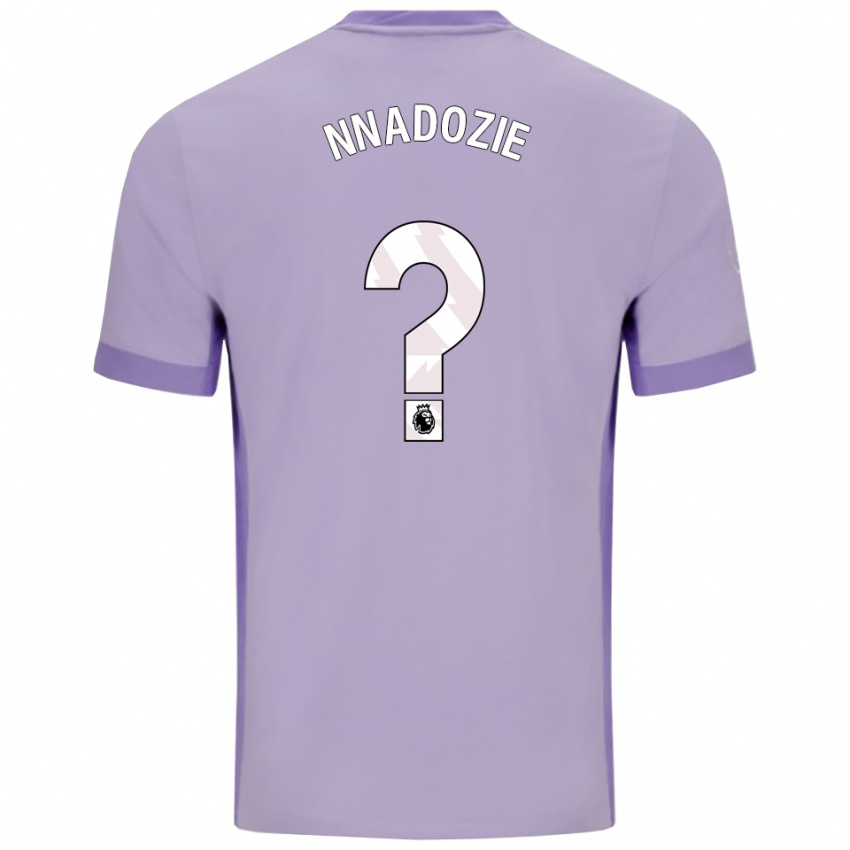 ילדים צ'יאמקה ננדוזי #0 טארו סגול לבן הרחק ג'רזי 2025/26 חולצה קצרה