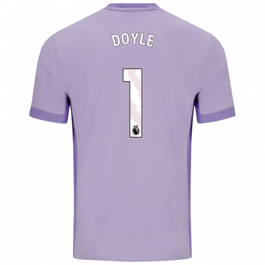 ילדים Liam Doyle #1 טארו סגול לבן הרחק ג'רזי 2025/26 חולצה קצרה